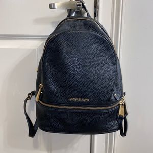 Michael Kors Rhea Medium Leather Backpack
